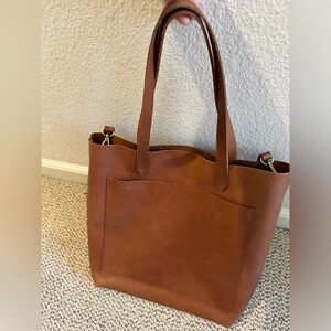 Madewell The Medium Transport Tote- English Saddle